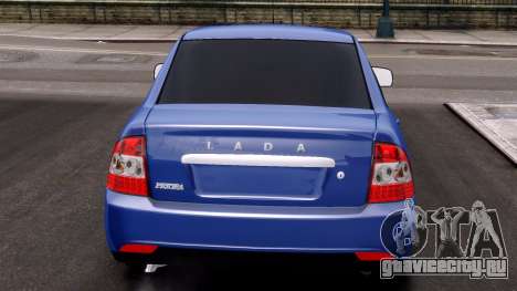 Lada Priora Blue для GTA 4