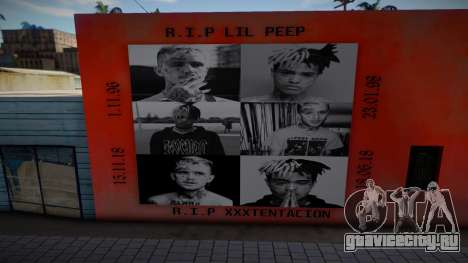 LIL PEEP & XXXTENTACION WALL ART для GTA San Andreas