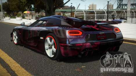 Koenigsegg Agera One G-Sport S10 для GTA 4