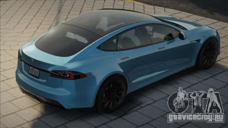 Tesla Model S Plaid Blue для GTA San Andreas