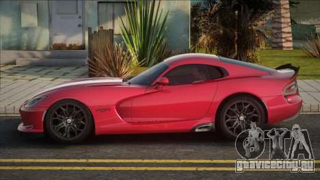 Dodge Viper GT [CCD Red] для GTA San Andreas