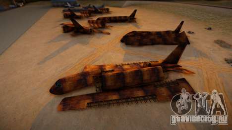 Заржавевшие самолеты в Лас-Вентурасе для GTA San Andreas
