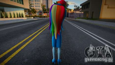 Rainbow Dash Dress для GTA San Andreas