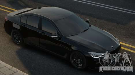 BMW 750I XDrive Black [Ukr Plate] для GTA San Andreas