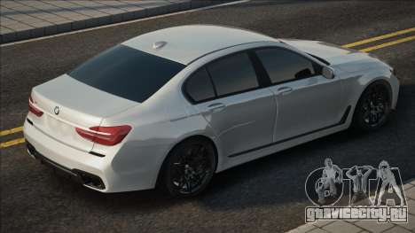 BMW 750I XDrive White для GTA San Andreas