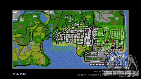Нарисованная карта для GTA San Andreas