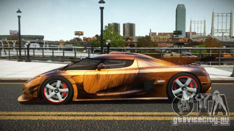 Koenigsegg Agera One G-Sport S13 для GTA 4