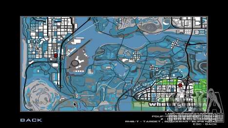 Blue State Map для GTA San Andreas