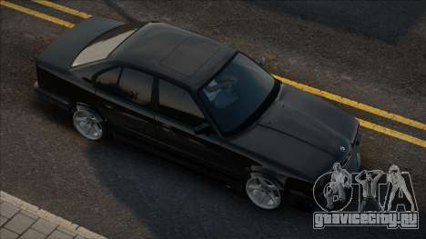 BMW 525I E34 1992 Black для GTA San Andreas