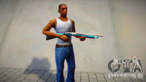 Blue Chromegun 1 для GTA San Andreas