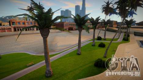 Атмосферная растительность в стиле 80x для GTA San Andreas