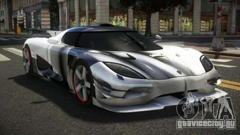 Koenigsegg Agera One G-Sport S3 для GTA 4