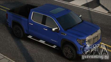 GMC Sierra Denali 2023 Ultimate Blue для GTA San Andreas