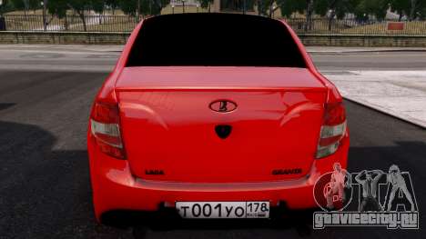 Lada Granta Sport Red для GTA 4