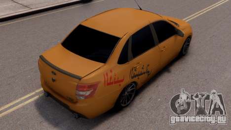 Lada Granta Sport Yellow для GTA 4