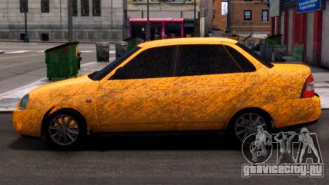 Lada Priora Yellow для GTA 4
