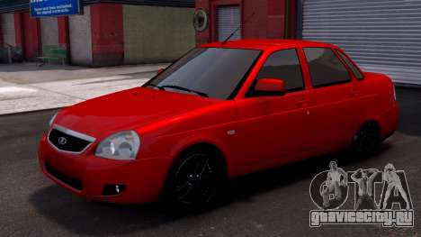 Lada Priora Red Color для GTA 4