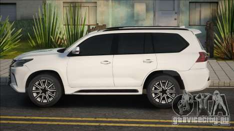 Lexus LX570 2016 White для GTA San Andreas