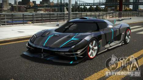 Koenigsegg Agera One G-Sport S9 для GTA 4