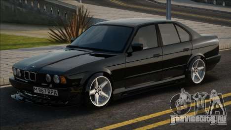 BMW 525I E34 1992 Black для GTA San Andreas