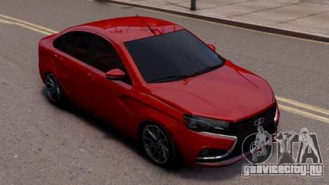 Lada Vesta Red для GTA 4