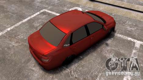 Lada Granta Sport [Red] для GTA 4