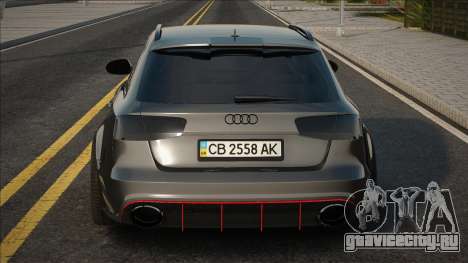 Audi RS6 [UKR] для GTA San Andreas