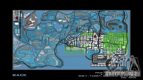 Blue State Map для GTA San Andreas