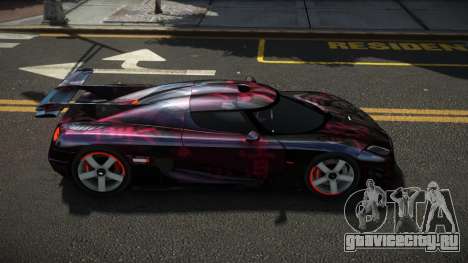 Koenigsegg Agera One G-Sport S10 для GTA 4