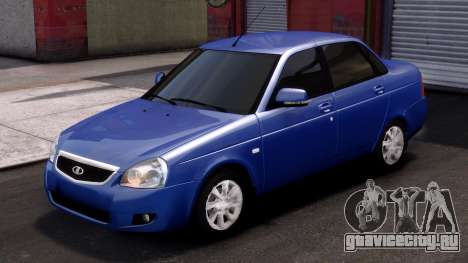 Lada Priora Blue для GTA 4