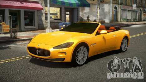 Maserati Gran Turismo FV Cabrio для GTA 4