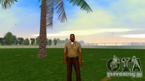 Lance Vance (Cop Outfit) Upscaled Ped для GTA Vice City