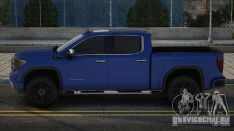 GMC Sierra Denali 2023 Ultimate Blue для GTA San Andreas