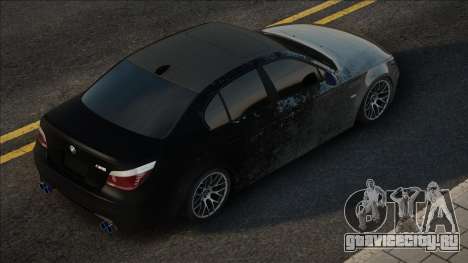 BMW M5 E60 Black White для GTA San Andreas