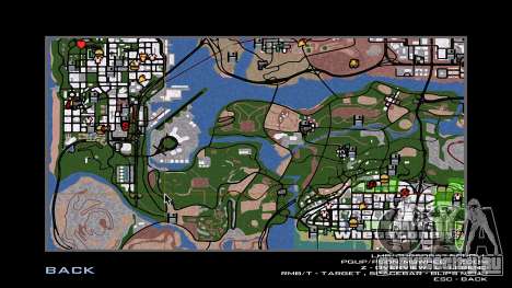 Рисованная карта для GTA San Andreas