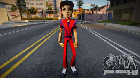 Michael Jackson con traje de Thriller del juego для GTA San Andreas