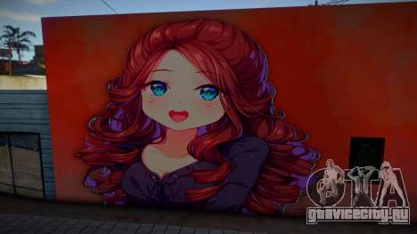 Anime Girl Wall Art pt. 5 для GTA San Andreas