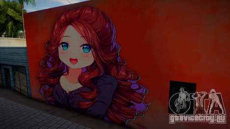 Anime Girl Wall Art pt. 5 для GTA San Andreas