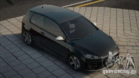 Volkswagen Golf R Black для GTA San Andreas