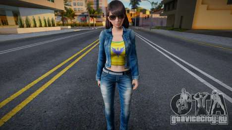 Fatal Frame 5 Haruka Momose - Jacket Jeans v1 для GTA San Andreas