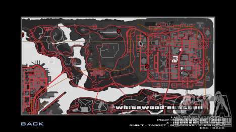 Красная карта для GTA San Andreas