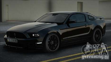 Ford Mustang GT Black [Ukr Plate] для GTA San Andreas