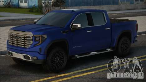 GMC Sierra Denali 2023 Ultimate Blue для GTA San Andreas