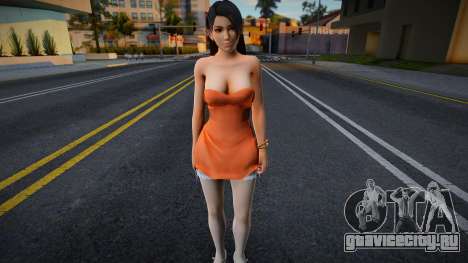 Momiji Orange Dress для GTA San Andreas