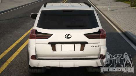 Lexus LX570 2016 White для GTA San Andreas