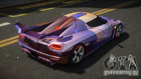 Koenigsegg Agera One G-Sport S2 для GTA 4