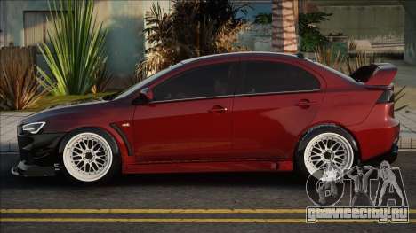 Mitsubishi Lancer Evolution X Red для GTA San Andreas