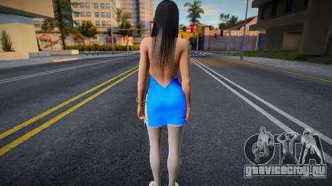 Momiji Blue Dress для GTA San Andreas