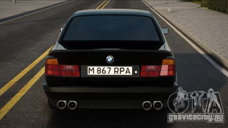 BMW 525I E34 1992 Black для GTA San Andreas