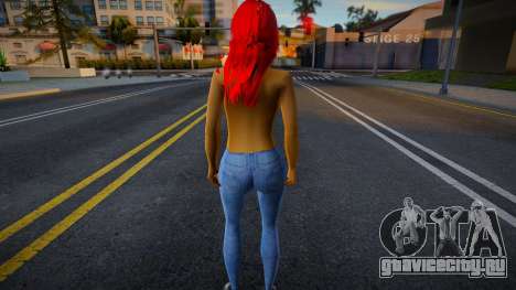 Девушка без лифчика для GTA San Andreas